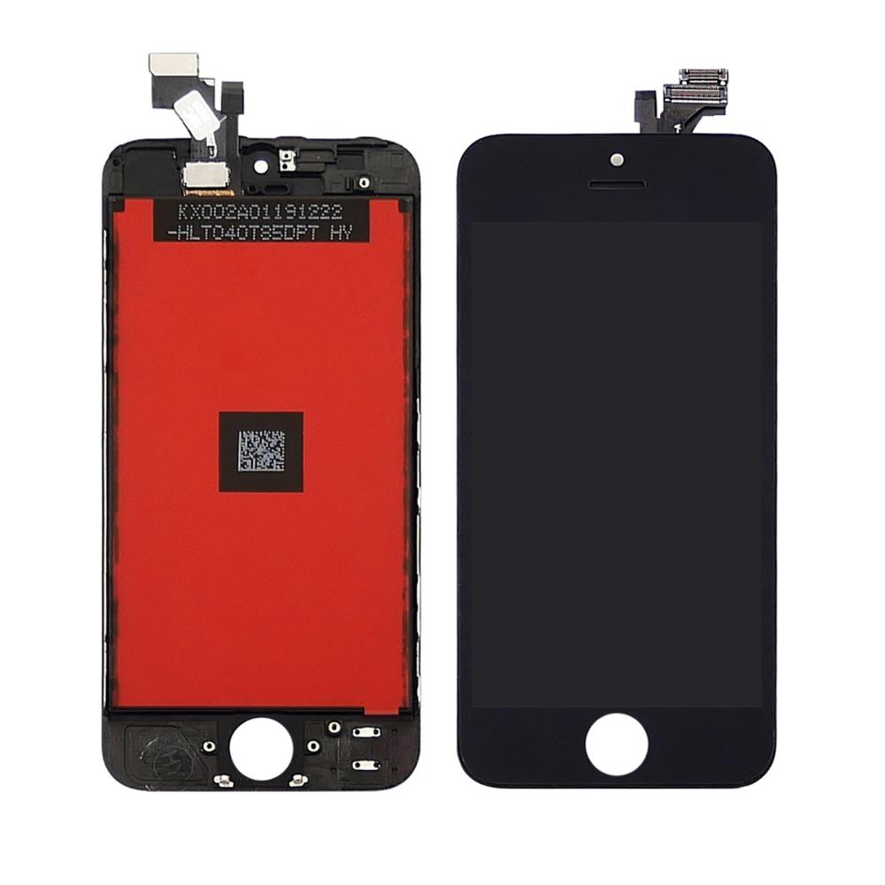 Дисплей для Apple iPhone 5 з чорним тачскрином HC