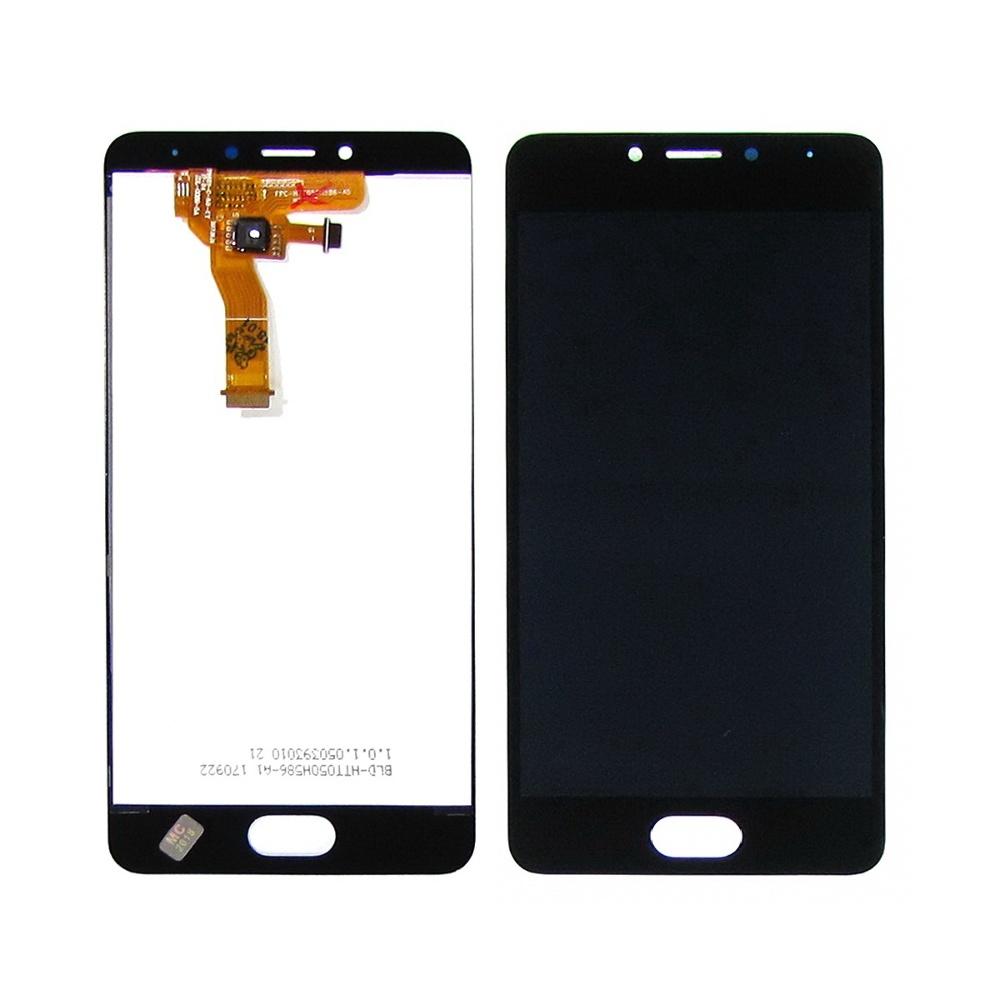Дисплей для Meizu M5C з чорним тачскрином