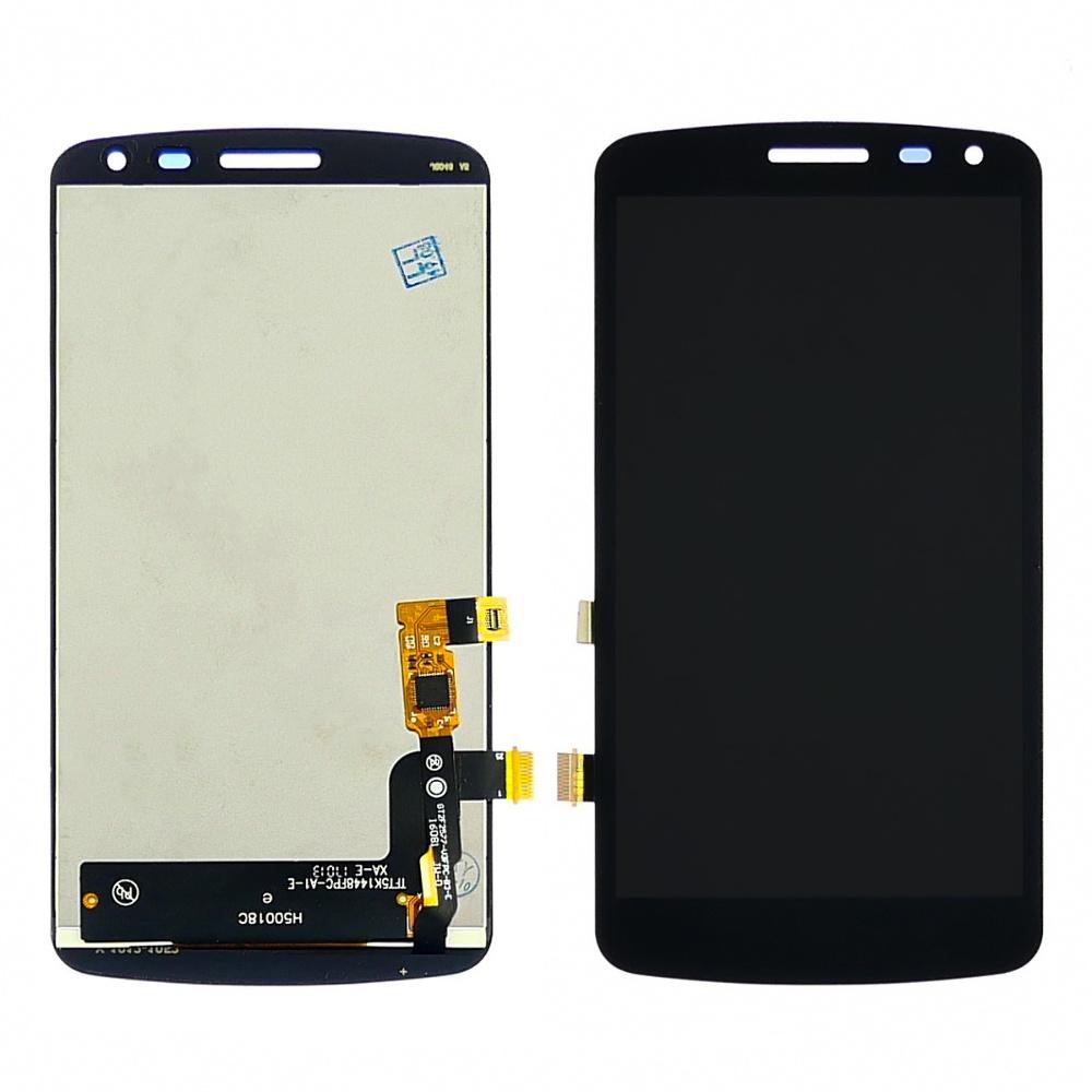Дисплей для LG K5 X220 Dual Sim з чорним тачскрином