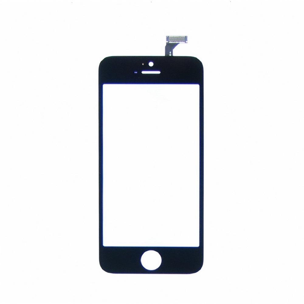 Тачскрин для Apple iPhone 5 чорний з дисплейної рамкою