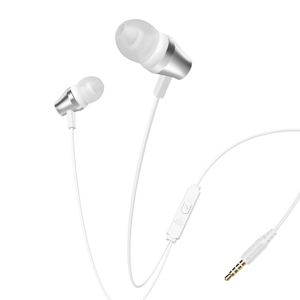 Наушники вакуумні Borofone BM38 Jack 3.5 silver