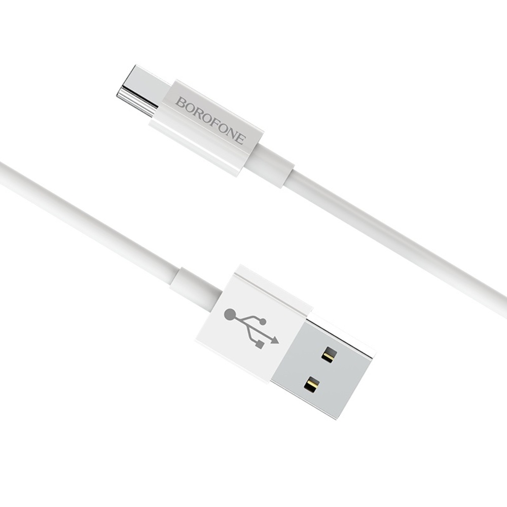 Кабель Borofone BX22 USB to Type-C 1m white