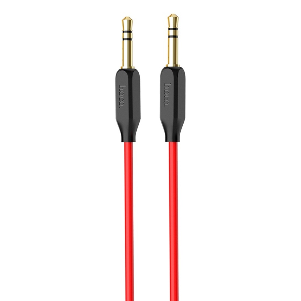 AUX кабель Hoco UPA11 Jack 3.5 to Jack 3.5 1m червоний
