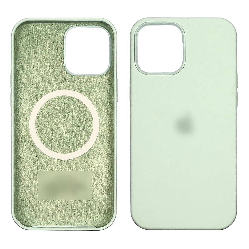 Чохол Full Silicone Case MagSafe для Apple iPhone 12/ 12 Pro 04 аквамарин копія
