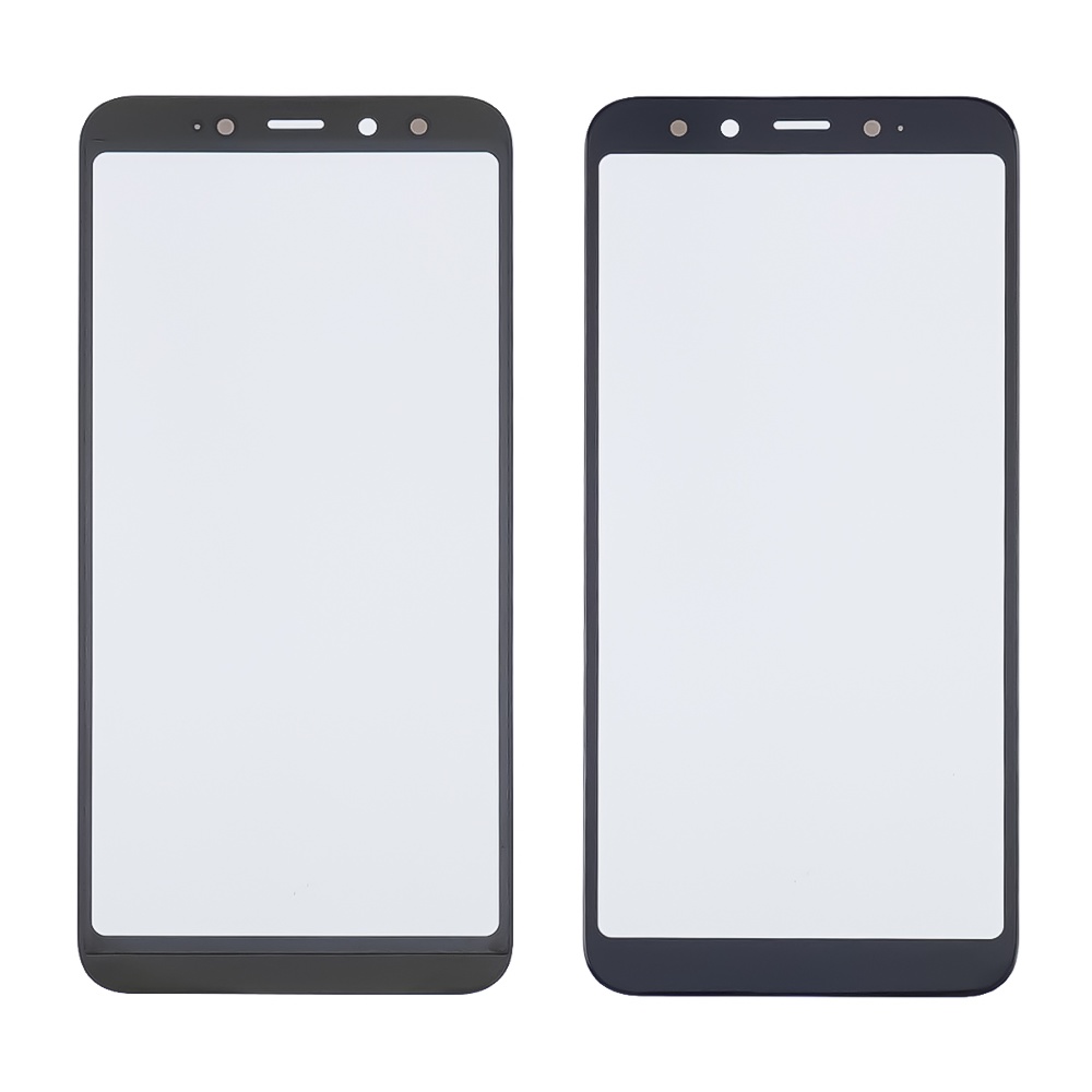 Скло тачскріна з OCA плівкою для Xiaomi Mi 6X/ Mi A2 чорне з олеофобним покриттям, загартоване