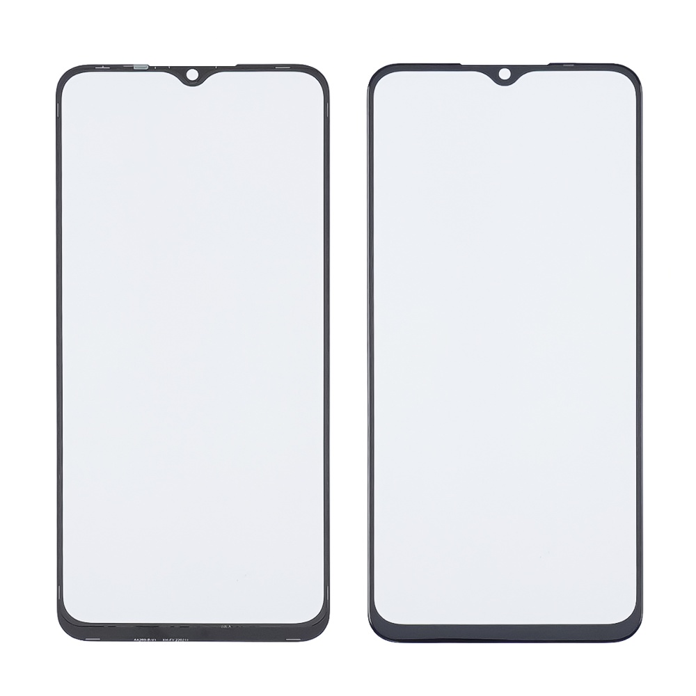 Скло тачскрина з OCA плівкою для Oppo A15/ A15s чорне з олеофобним покриттям, загартоване