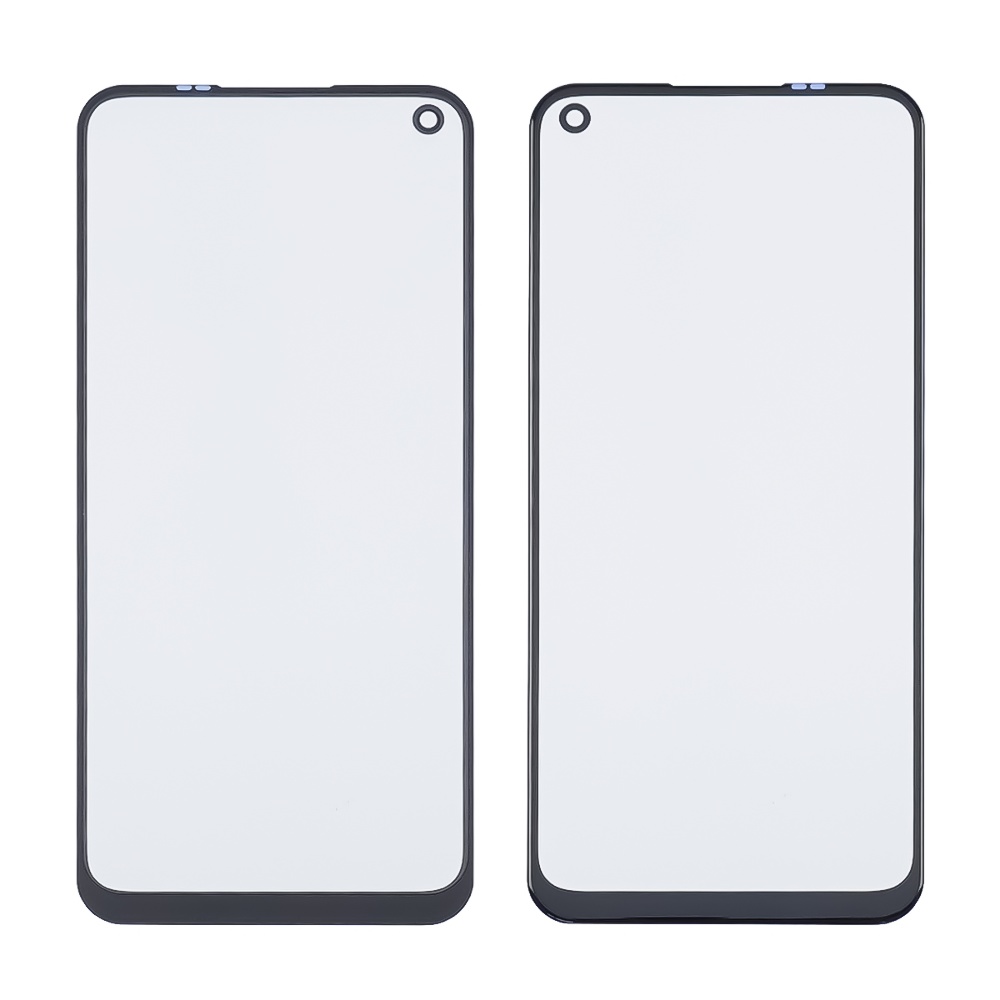 Скло тачскрина з OCA плівкою для Oppo A32/ A53/ A54 (2020) чорне з олеофобним покриттям, загартоване