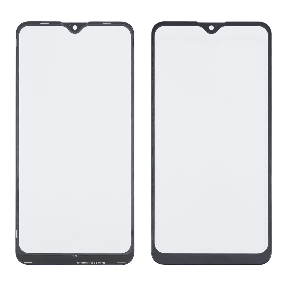 Скло тачскрина з OCA плівкою для Xiaomi Redmi 8/ 8A чорне з олеофобним покриттям, загартоване