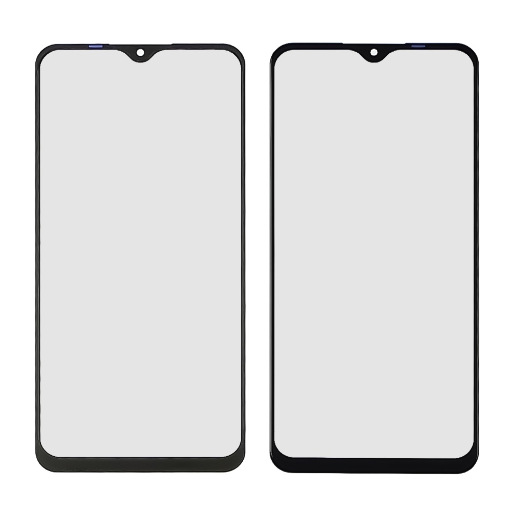 Скло тачскрина з OCA плівкою для Xiaomi Redmi 9/ 9 Prime чорне з олеофобним покриттям, загартоване