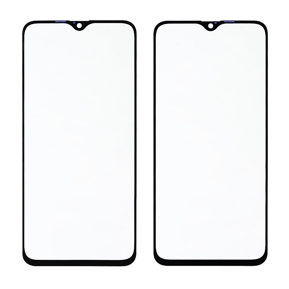 Скло тачскрина з OCA плівкою для Realme XT/ X2 чорне з олеофобним покриттям, загартоване