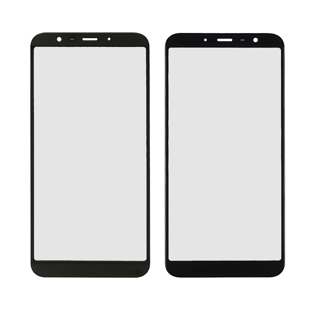 Скло тачскрина з OCA плівкою для Meizu M6T чорне з олеофобним покриттям, загартоване