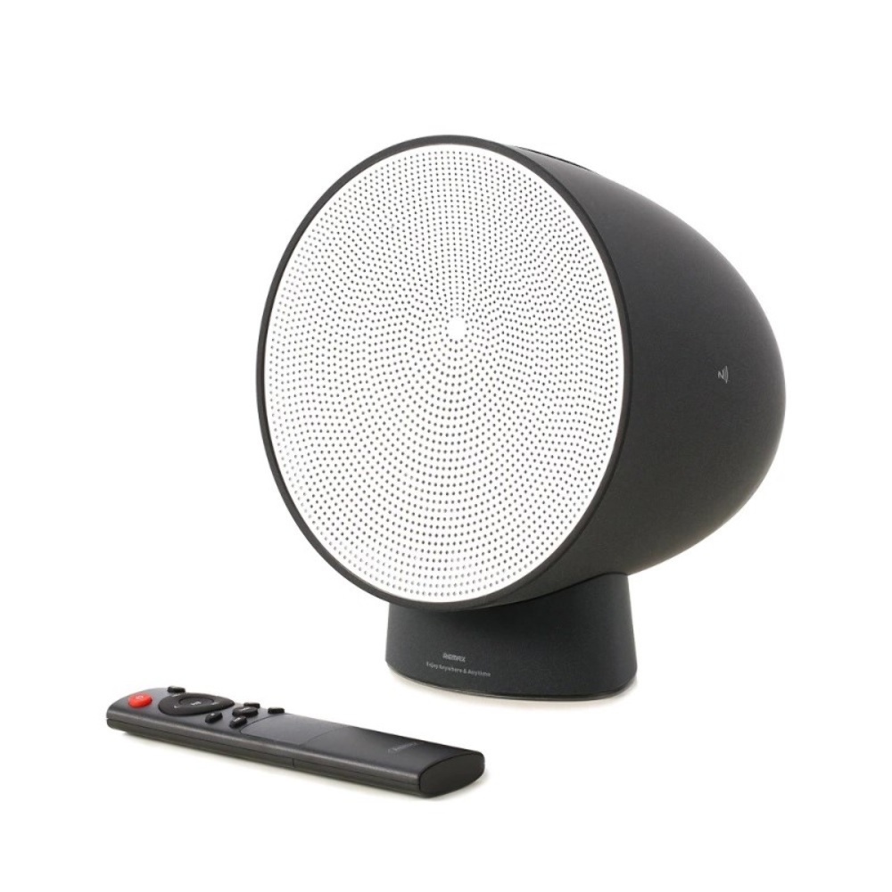 Портативна Bluetooth колонка Remax RB-H9 mini TWS з LED підсвіткою та пультом black
