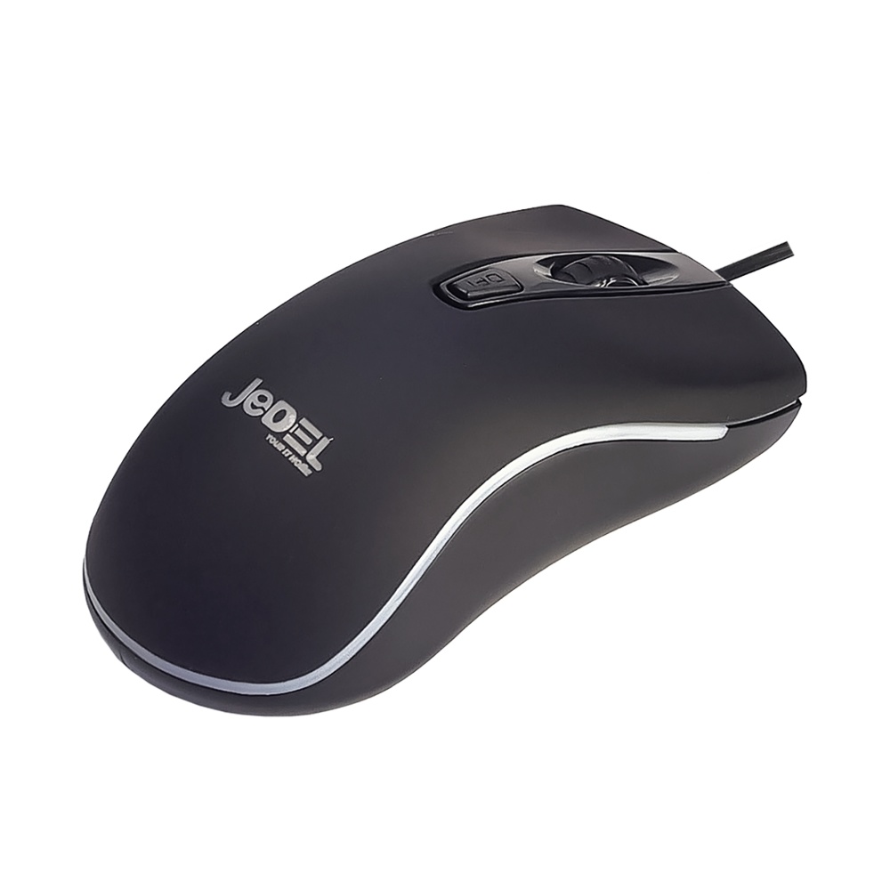Миша Jedel M80 1600 DPI з RGB підсвічуванням чорна