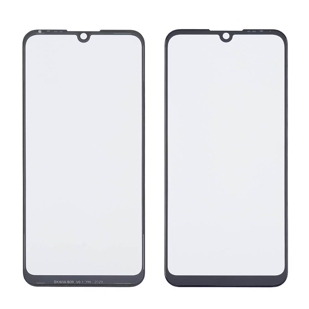 Скло тачскрина з OCA плівкою для ZTE Blade A7 2019/ Blade A7 2020/ Blade A5 2020 чорне з олеофобним покриттям, загартоване