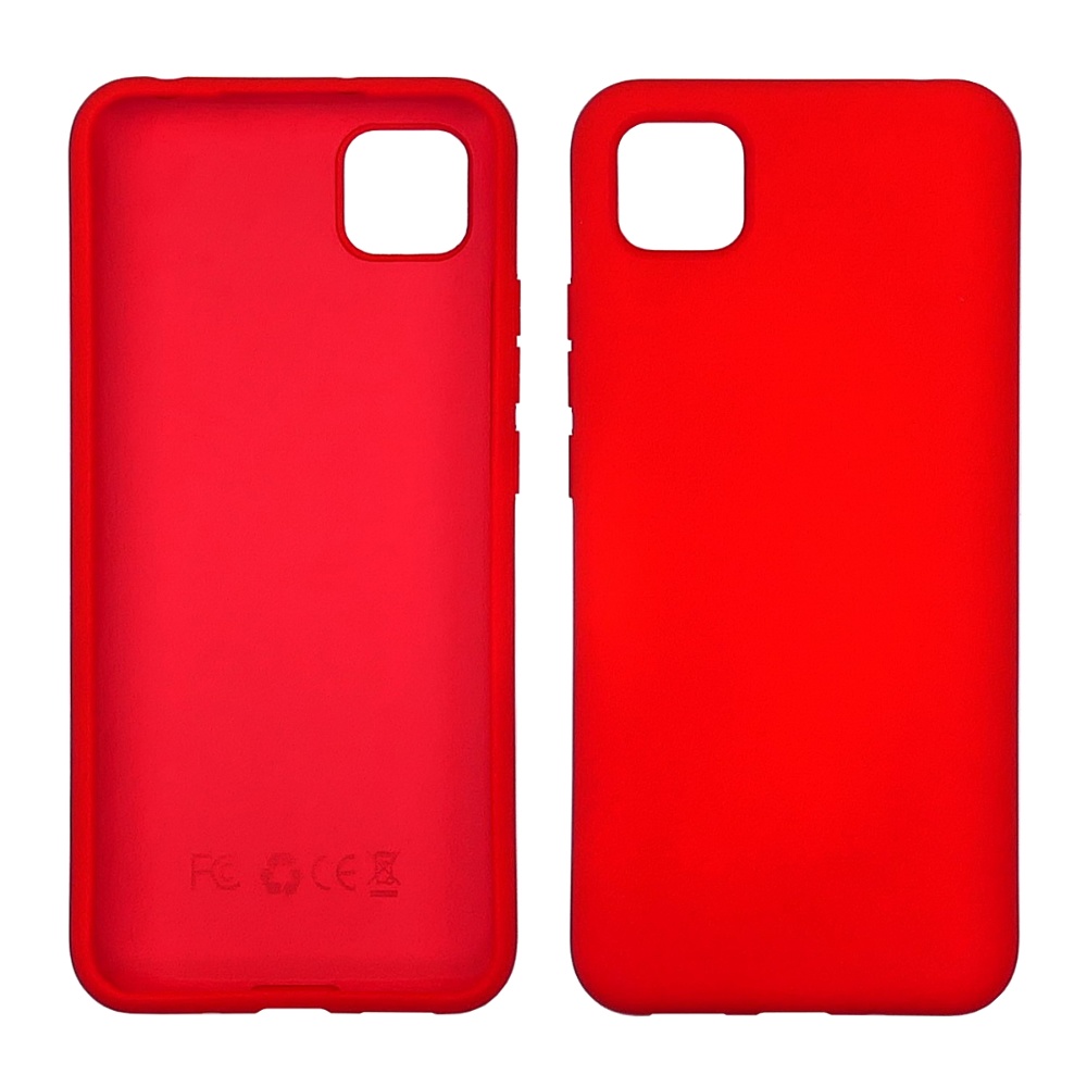 Чохол Full Nano Silicone Case для Xiaomi Redmi 9C/ Redmi 10A/ Poco C3 колір 01 червоний (без отвору для сканера відбитка пальця)