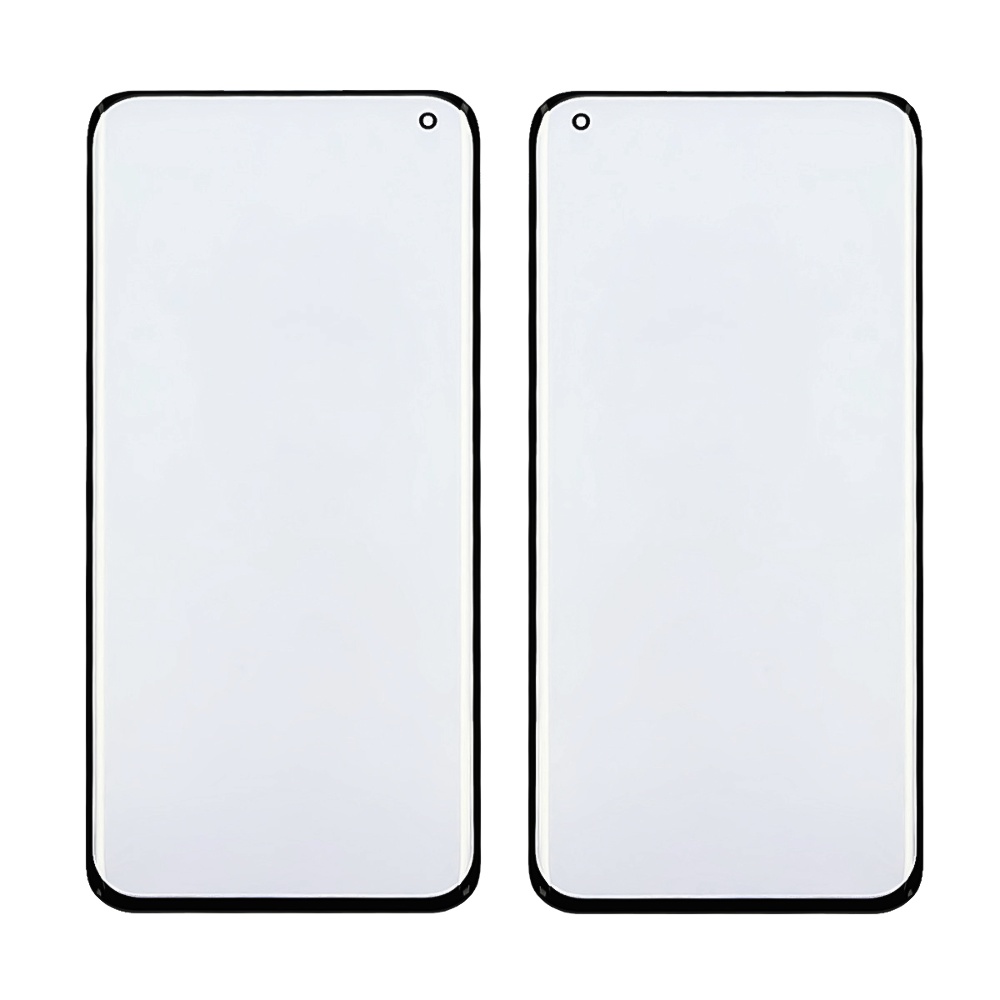 Скло тачскрина з OCA плівкою для Xiaomi Mi 11/ Mi 11 Pro/ Mi 11 Ultra чорне з олеофобним покриттям, загартоване