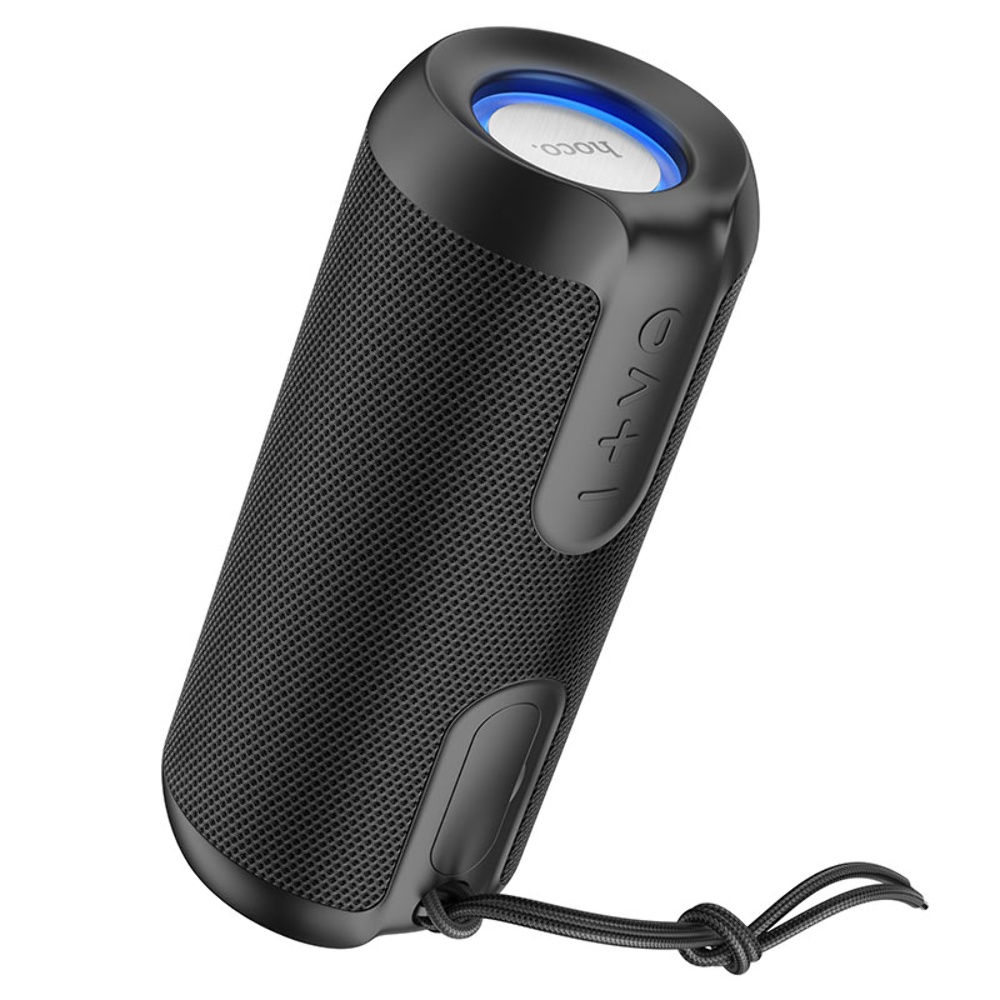 Портативна Bluetooth колонка Hoco BS48 TWS з LED підсвіткою black