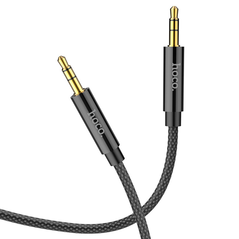 AUX кабель Hoco UPA19 Jack 3.5 to Jack 3.5 1m чорний