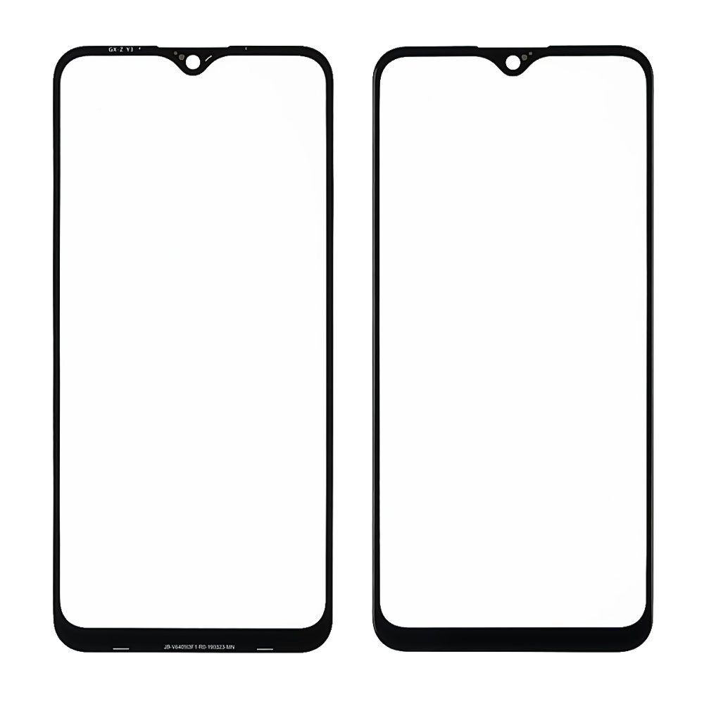 Скло тачскрина з OCA плівкою для Vivo Y11/ Y12/ Y15 чорне з олеофобним покриттям, загартоване