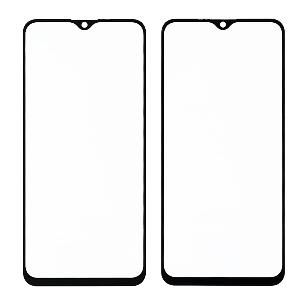 Скло тачскрина з OCA плівкою для Vivo Y19/ Y5s чорне з олеофобним покриттям, загартоване