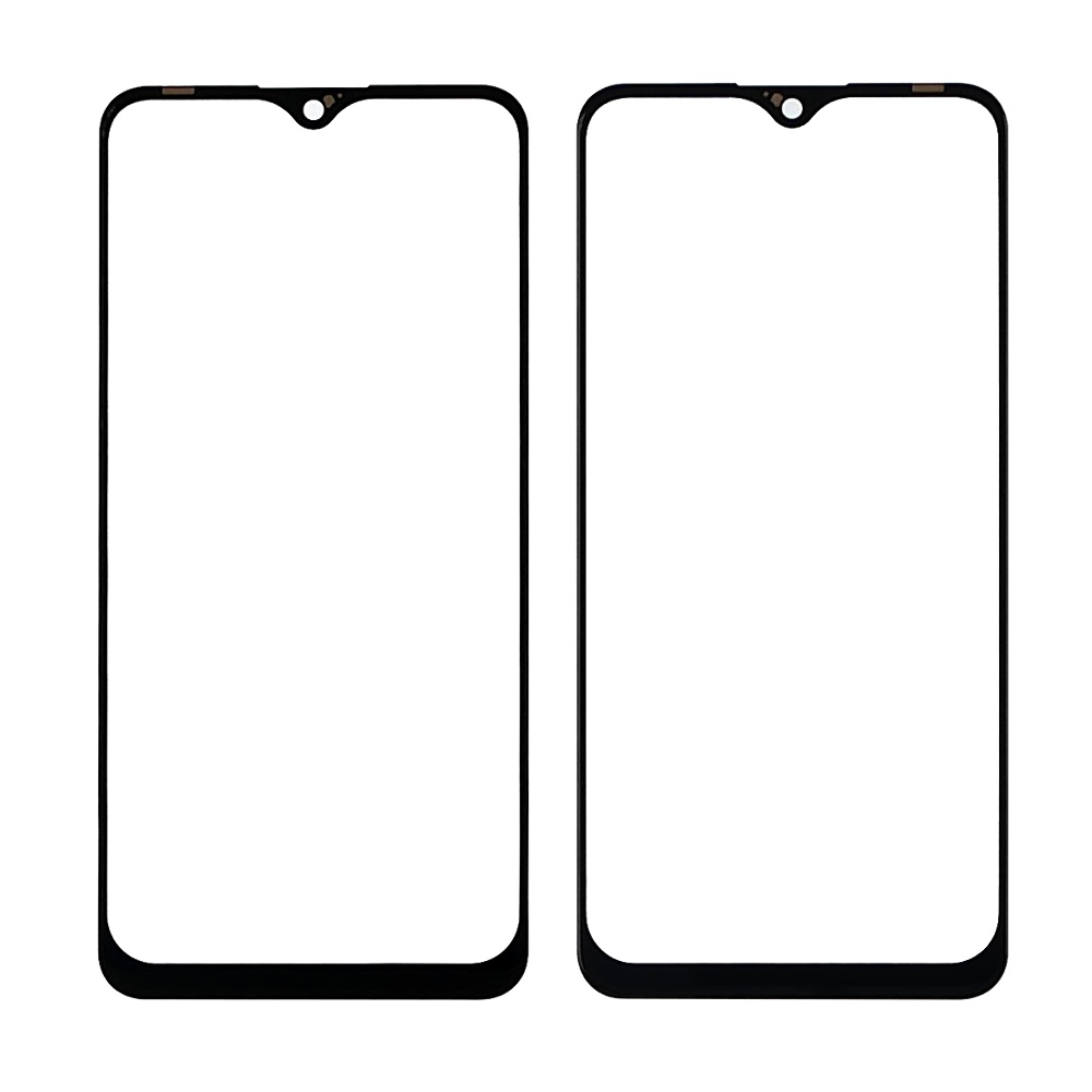 Скло тачскрина з OCA плівкою для Vivo Y91/ Y93 чорне з олеофобним покриттям, загартоване