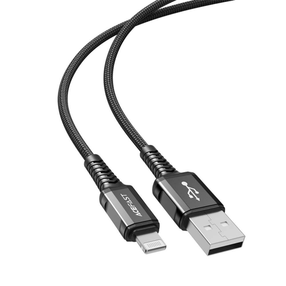 Кабель Acefast C1-02 USB to Lightning 1.2m black