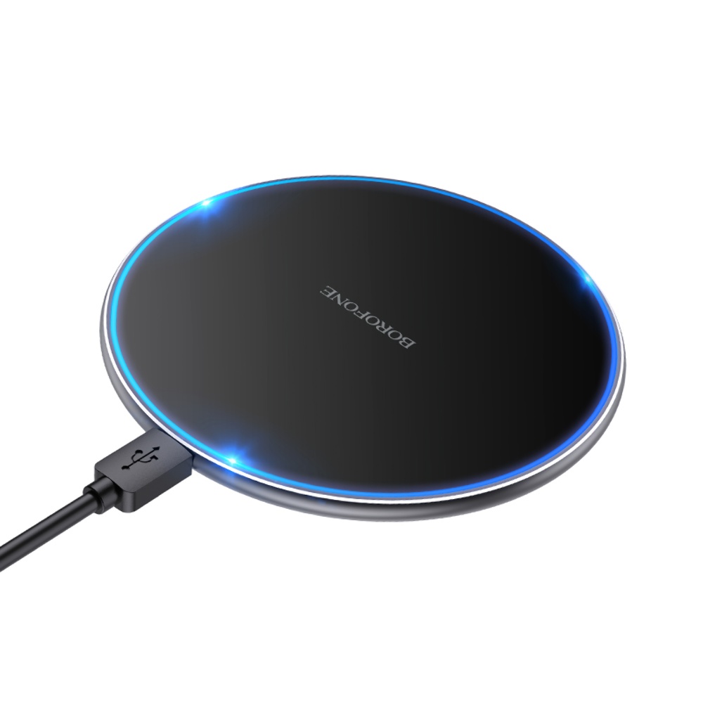 Бездротовий зарядний пристрій Borofone BQ3 Pro 15W чорний