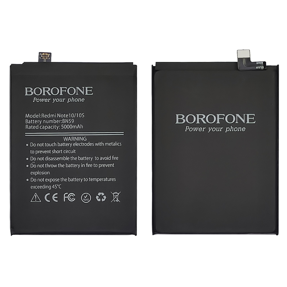 Акумулятор Borofone BN59 для Xiaomi Redmi Note 10/ Redmi Note 10s