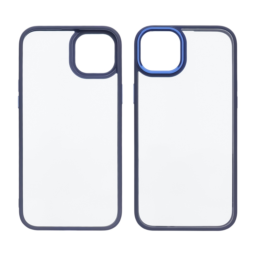 Чохол Aluminum Camera Frame для Apple iPhone 14 color №03 темно-синій Люкс