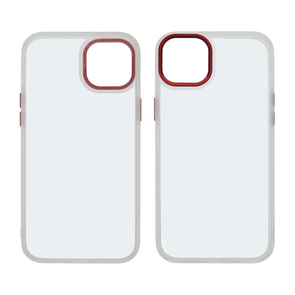 Чохол Aluminum Camera Frame для Apple iPhone 14 color № 07 червоний Люкс