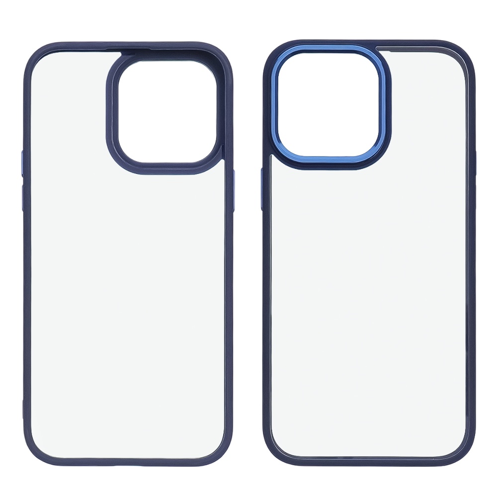 Чохол Aluminum Camera Frame для Apple iPhone 14 Pro Max color № 03 темно-синій Люкс