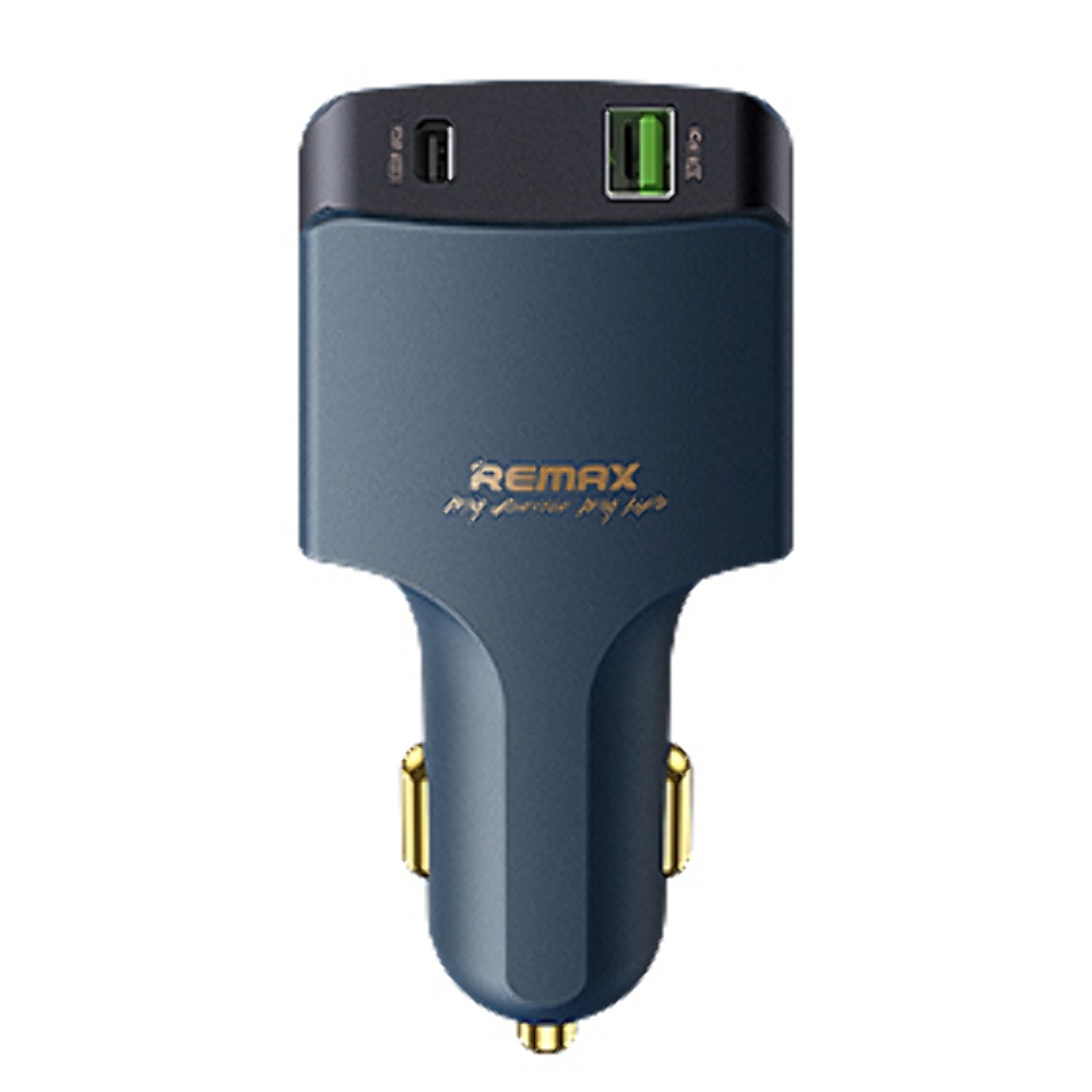 Автомобільний зарядний пристрій Remax RCC326 USB/ Type-C QC PD 100W синьо-чорний