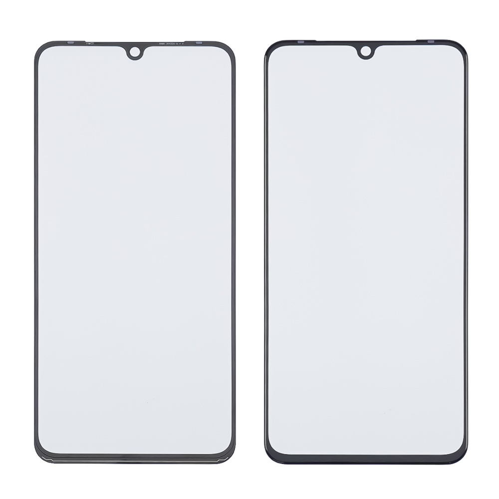 Скло тачскрина з OCA плівкою для Vivo V21 чорне з олеофобним покриттям, загартоване