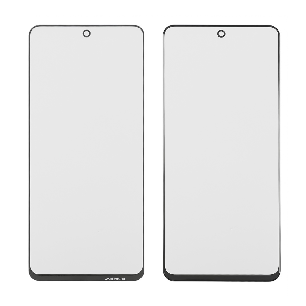 Скло тачскрина з OCA плівкою для TECNO Camon 19 (CI6N) чорне з олеофобним покриттям, загартоване