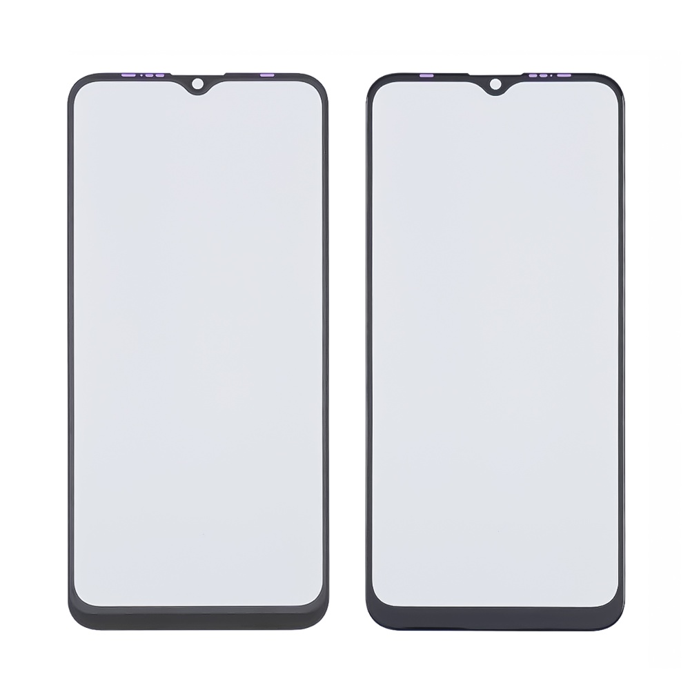 Скло тачскрина з OCA плівкою для TECNO Spark 4/ Camon 12 (KC2/ KC8/ CC7) чорне з олеофобним покриттям, загартоване