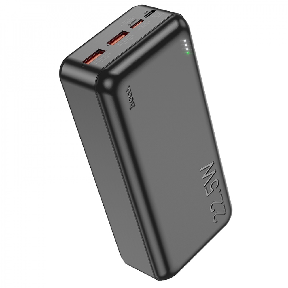 Power bank Hoco J101B Astute 22.5W 30000mAh чорний