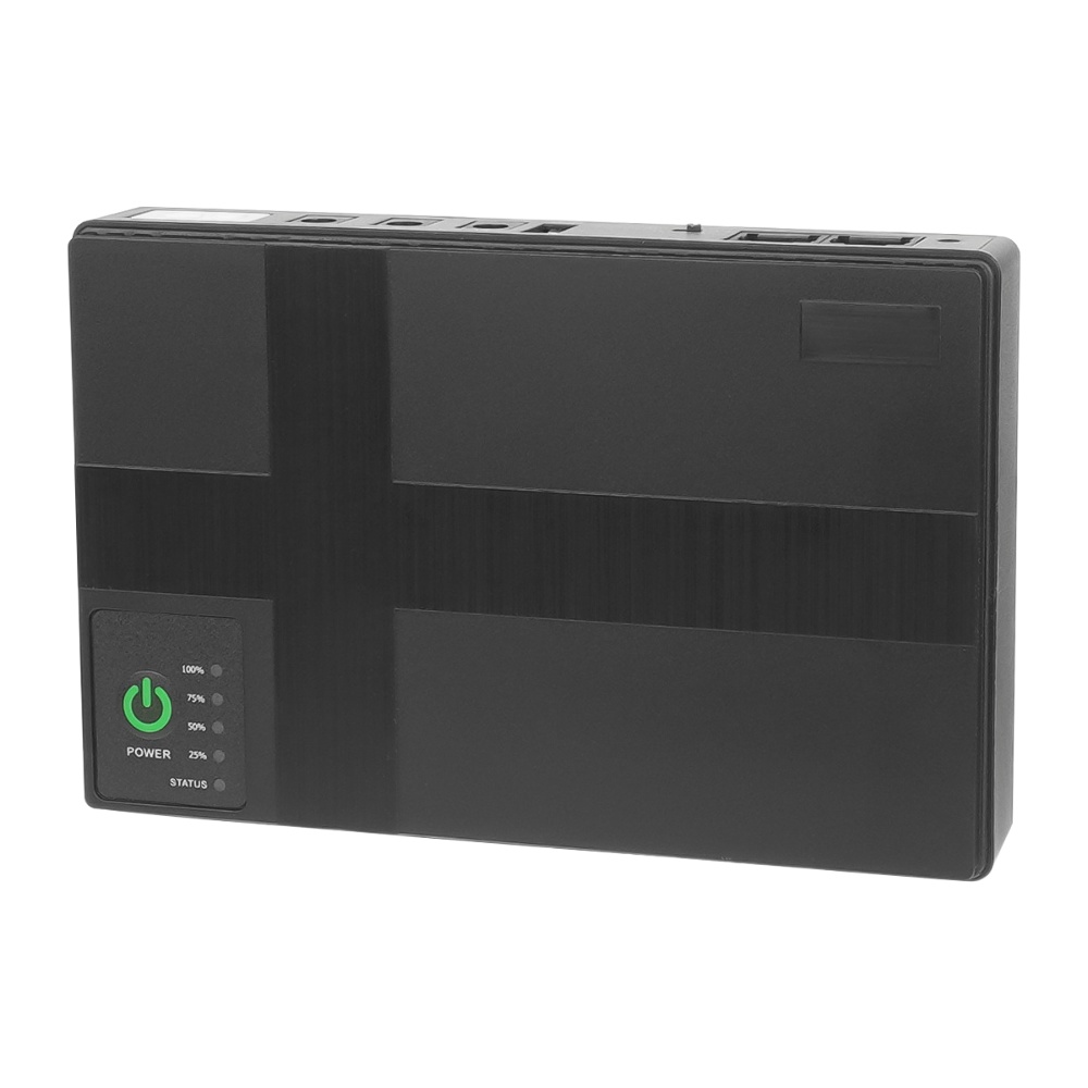 Джерело безперебійного живлення для мережевого обладнання DC1018P 12V/ 9V/ 5V 10400 mAh чорний