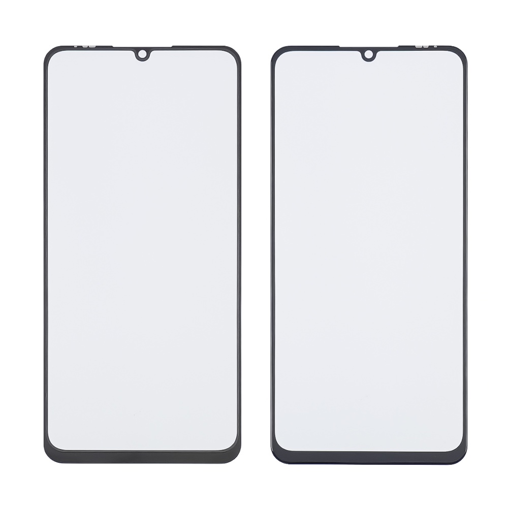 Скло тачскрина з OCA плівкою для ZTE Blade V40 Vita/ A72 (4G) чорне з олеофобним покриттям, загартоване