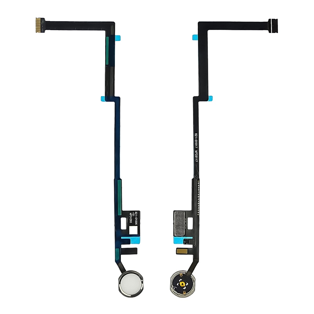 Шлейф для Apple iPad 9.7 2018/ 2017 з білою кнопкою HOME