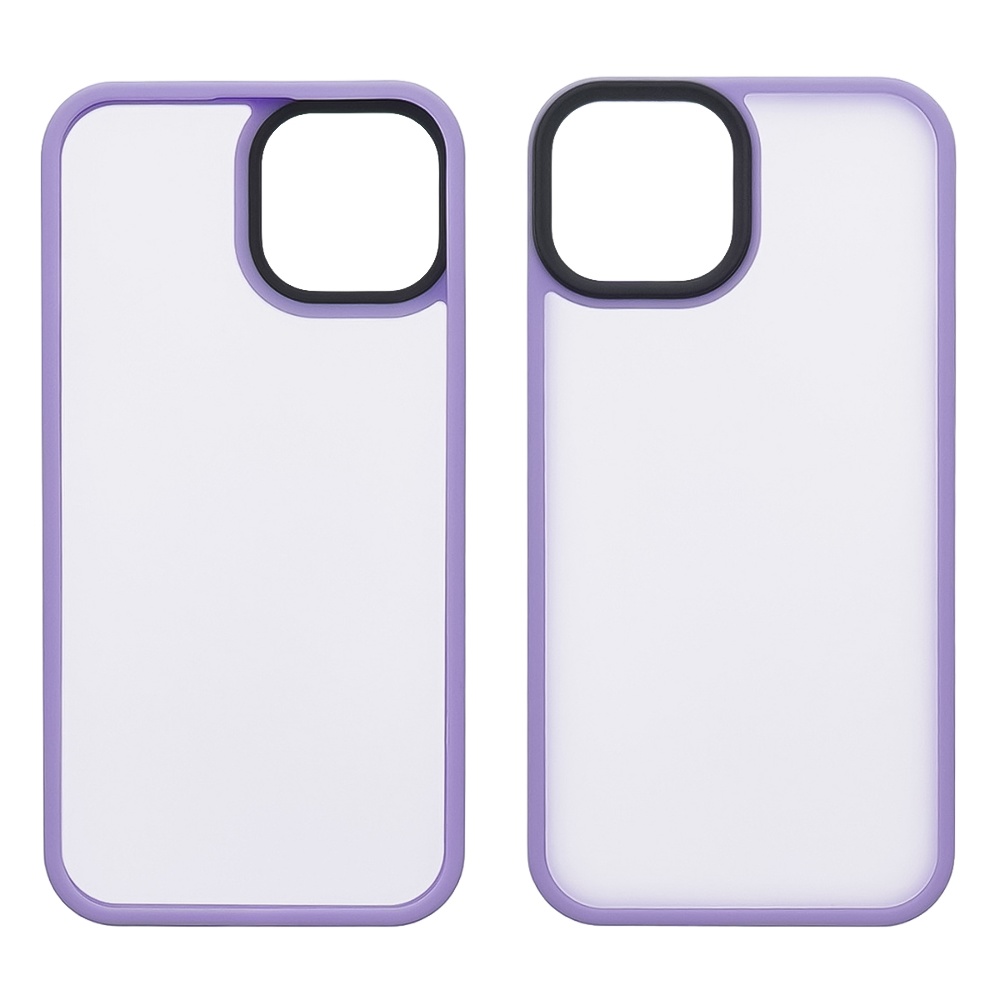 Чохол Colorful Matte Case для Apple iPhone 13/ 14 світло-фіолетовий Люкс