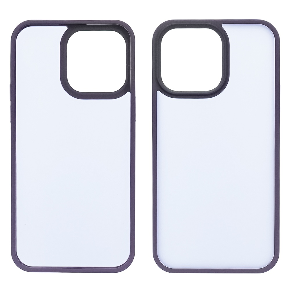 Чохол Colorful Matte Case для Apple iPhone 14 Pro Max темно-фіолетовий Люкс