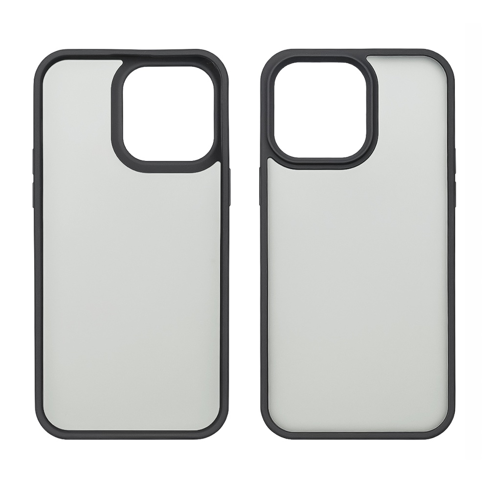 Чохол Colorful Matte Case для Apple iPhone 14 Pro Max чорний Люкс