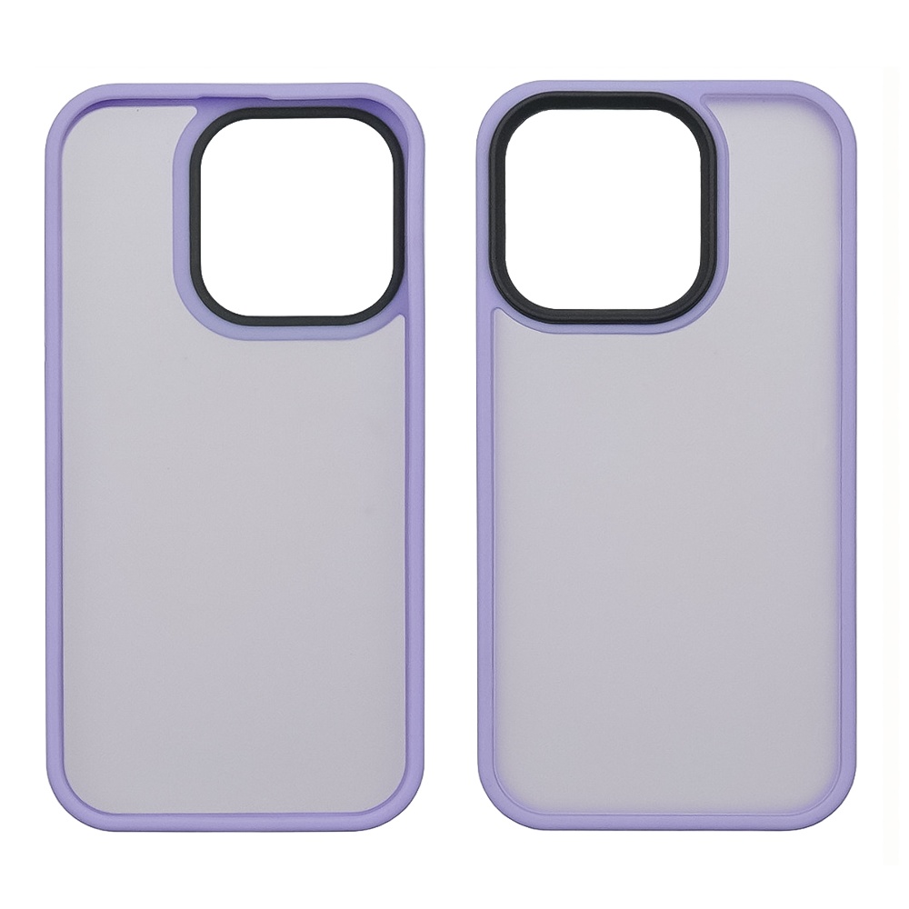Чохол Colorful Matte Case для Apple iPhone 14 Pro світло-фіолетовий Люкс