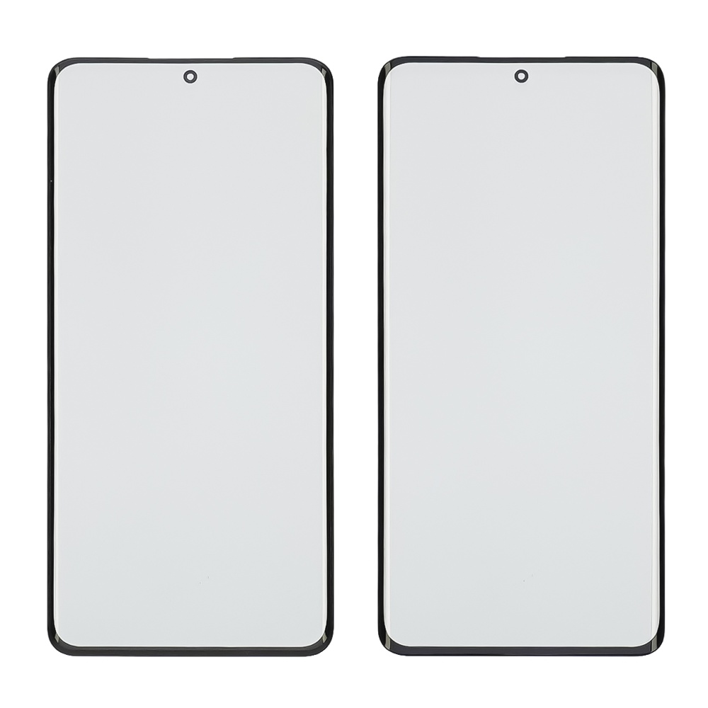Скло тачскрина з OCA плівкою для Xiaomi 12 Pro чорне з олеофобним покриттям, загартоване