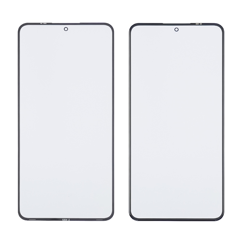 Скло тачскрина з OCA плівкою для Xiaomi 12T чорне з олеофобним покриттям, загартоване