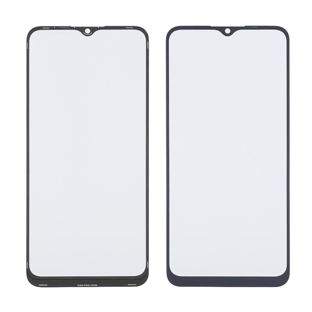 Скло тачскрина з OCA плівкою для Realme C21/ C20/ C20A/ C11 (2021) чорне з олеофобним покриттям, загартоване