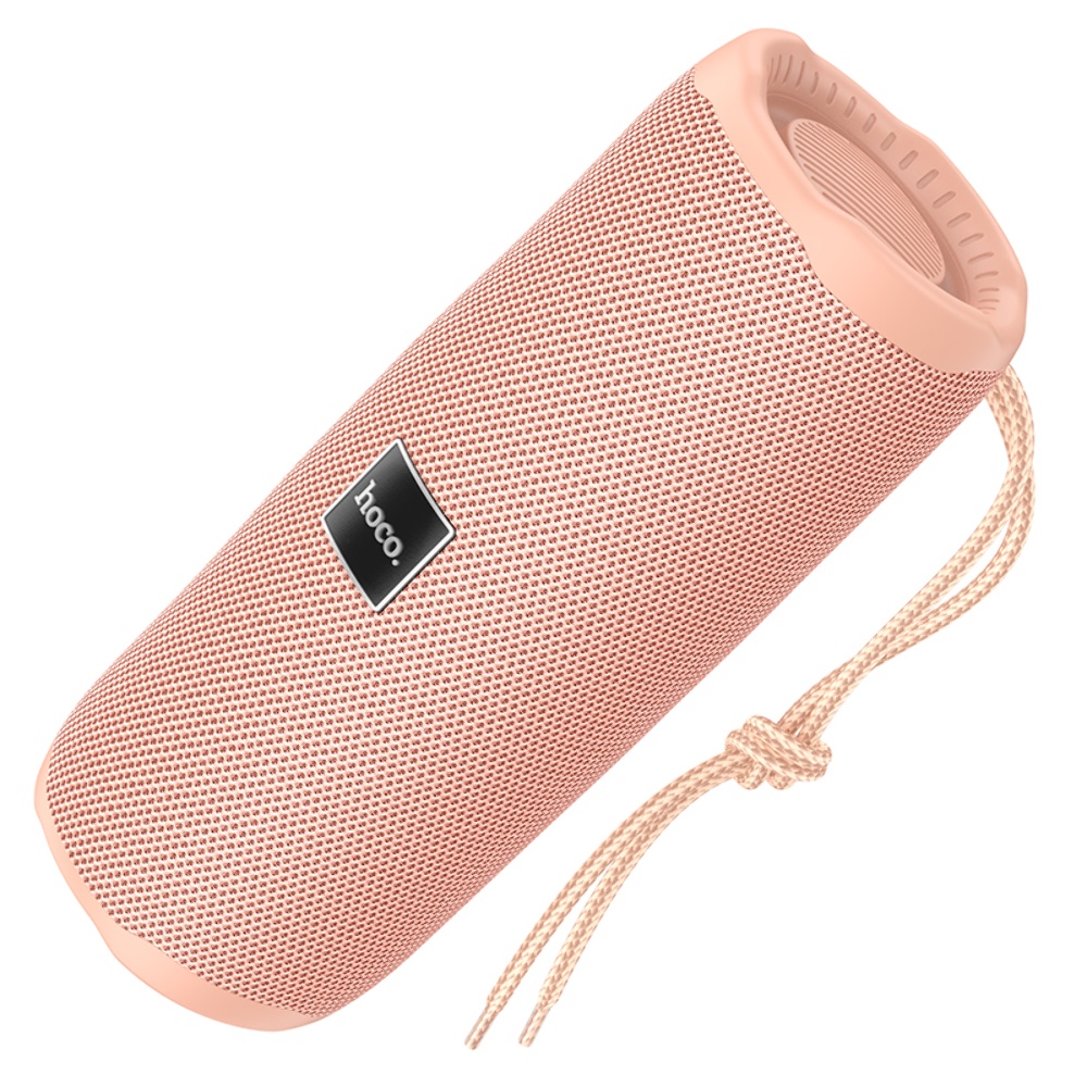 Портативна Bluetooth колонка Hoco HC16 TWS з LED підсвіткою pink