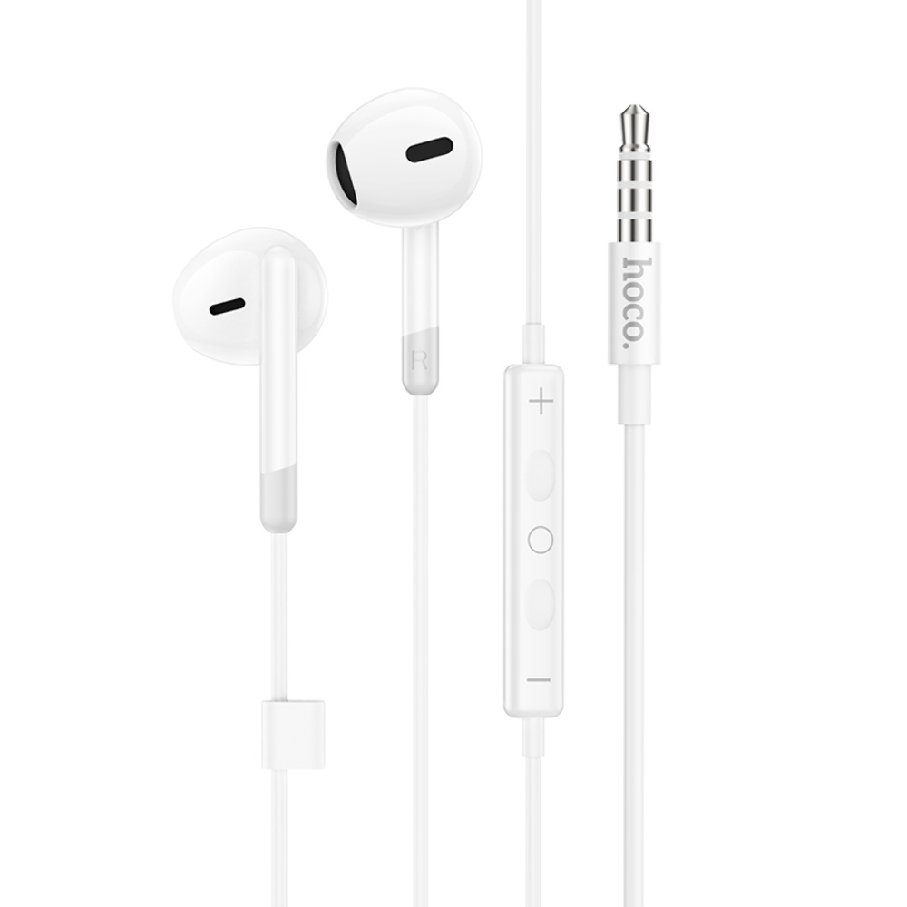 Наушники вкладиші Hoco M109 Jack 3.5 white