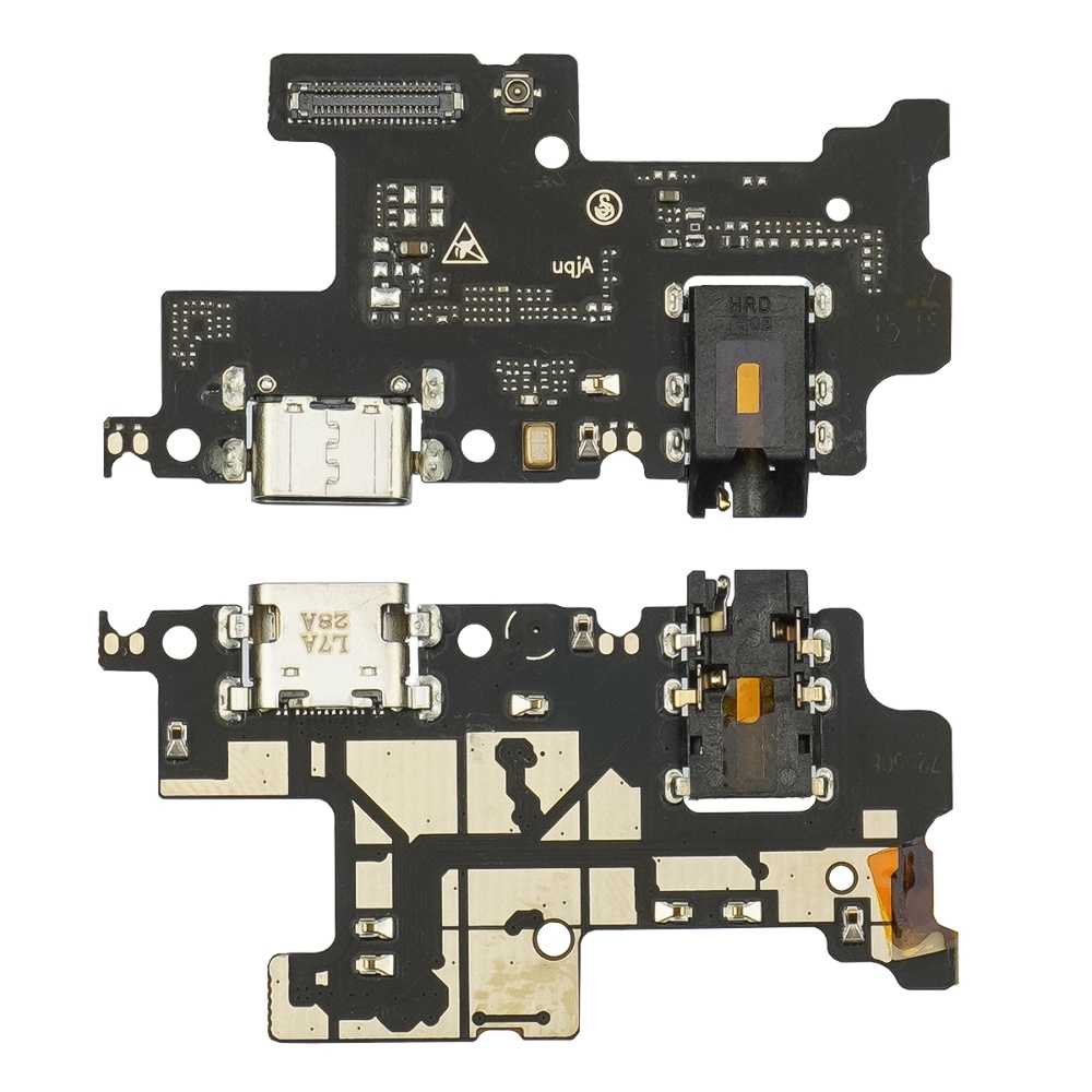 Роз`єм зарядки для ZTE Blade V2020 5G/ Axon 11 SE на платі з мікрофоном і компонентами