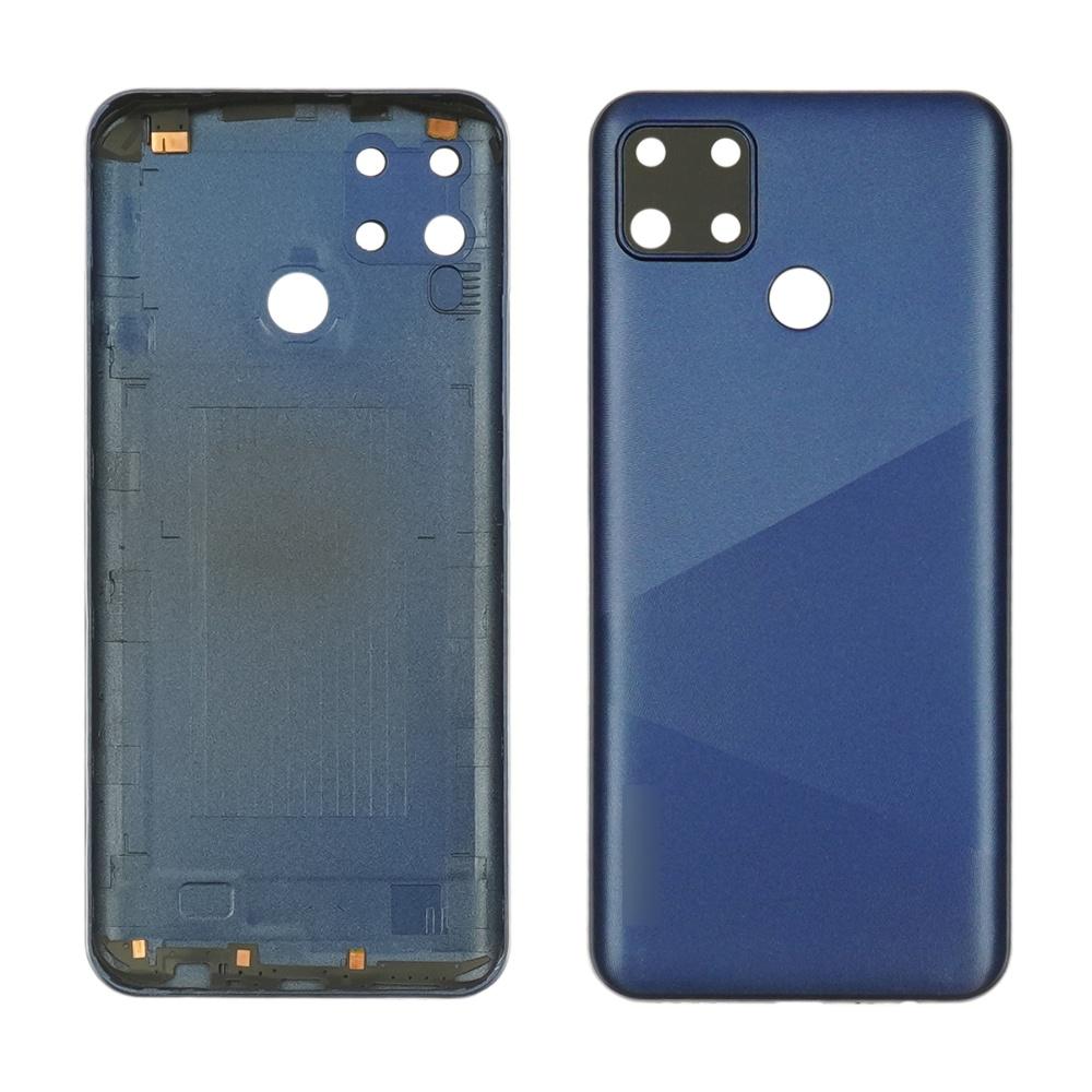 Задня кришка для Realme C12 з склом камери Blue (синя)